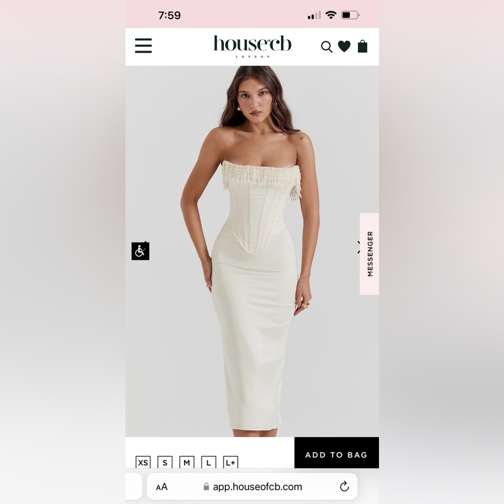 House of Cb Nalita dress size M, NWT